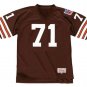 Walter Johnson 1969 Cleveland Browns Official Football Mitchell & Ness Jersey