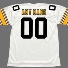 Any name & Number Pittsburgh Steelers Football Mitchell & Ness Jersey white