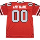 Any name & Number 1970’s Atlanta Falcons Football Mitchell & Ness Jersey red