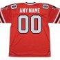 Any name & Number 1970&acirc;��s Atlanta Falcons Football Mitchell & Ness Jersey red