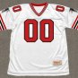 Any name & Number 1970&acirc;��s Atlanta Falcons Football Mitchell & Ness Jersey white