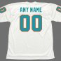 Any name & Number 1970&acirc;��s Miami Dolphins Football Mitchell & Ness jersey white