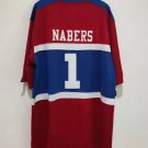 Malik Nabers New York Giants Jersey Century Red Classic Authentics