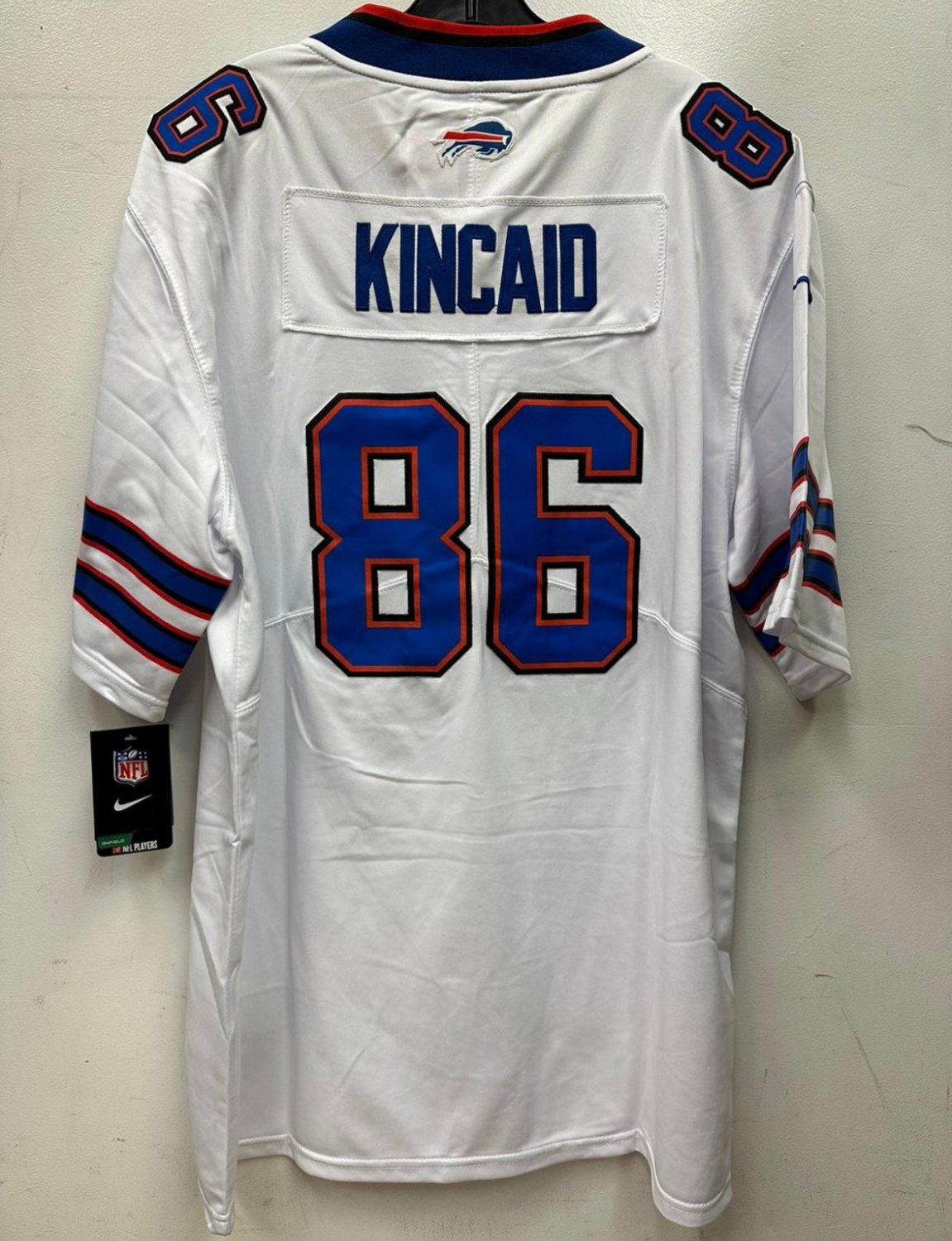 Dalton Kincaid Buffalo Bills Official Football Jersey white