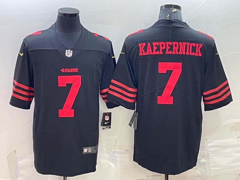Colin Kaepernick San Francisco 49ers black Football Jersey