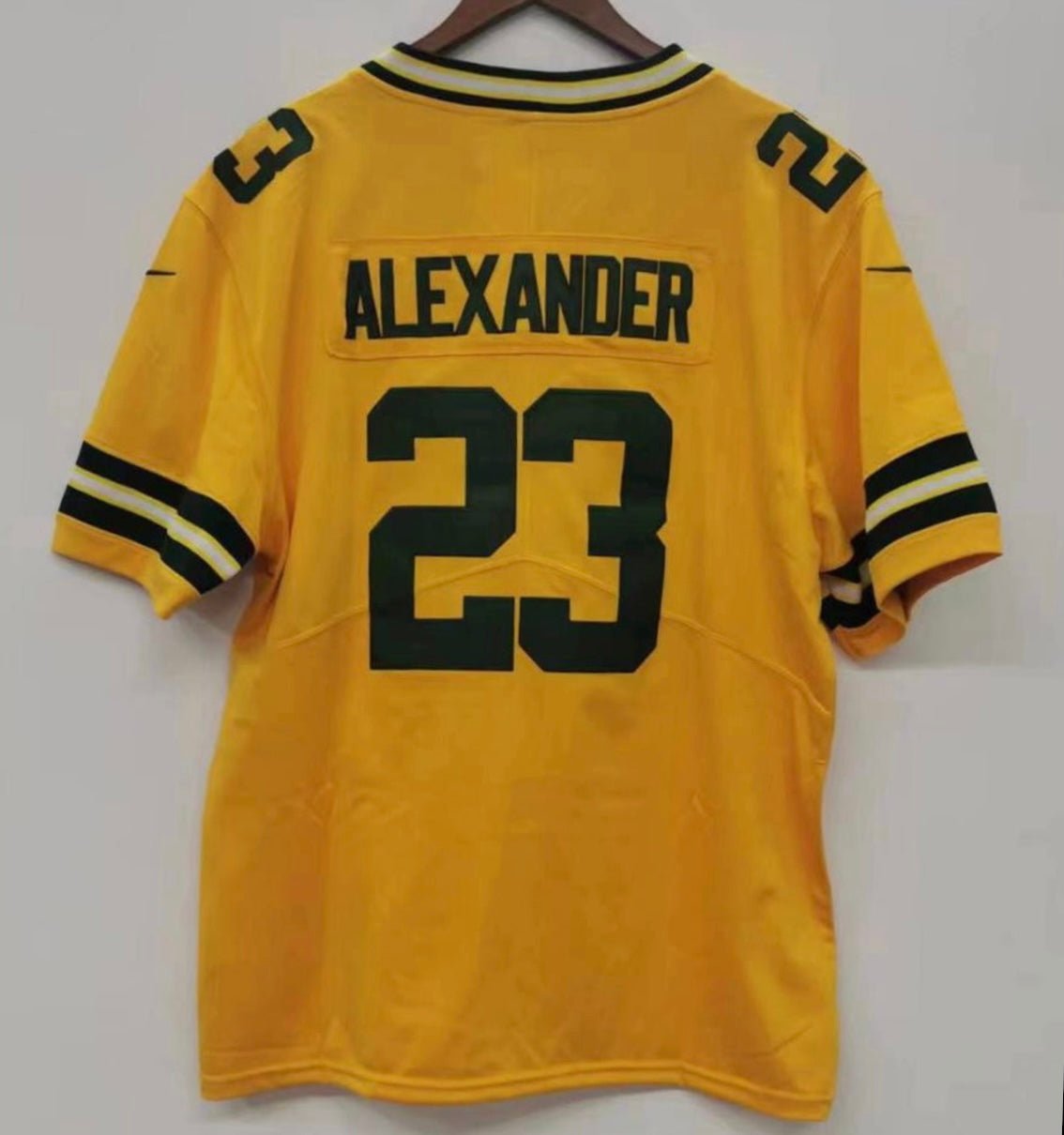 Jaire Alexander Green Bay Packers Jersey retro Yellow
