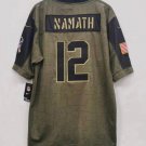 Joe Namath New York Jets military salute to service Jersey