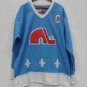Joe Sakic Quebec Nordiques Official Hockey CCM Jersey light blue
