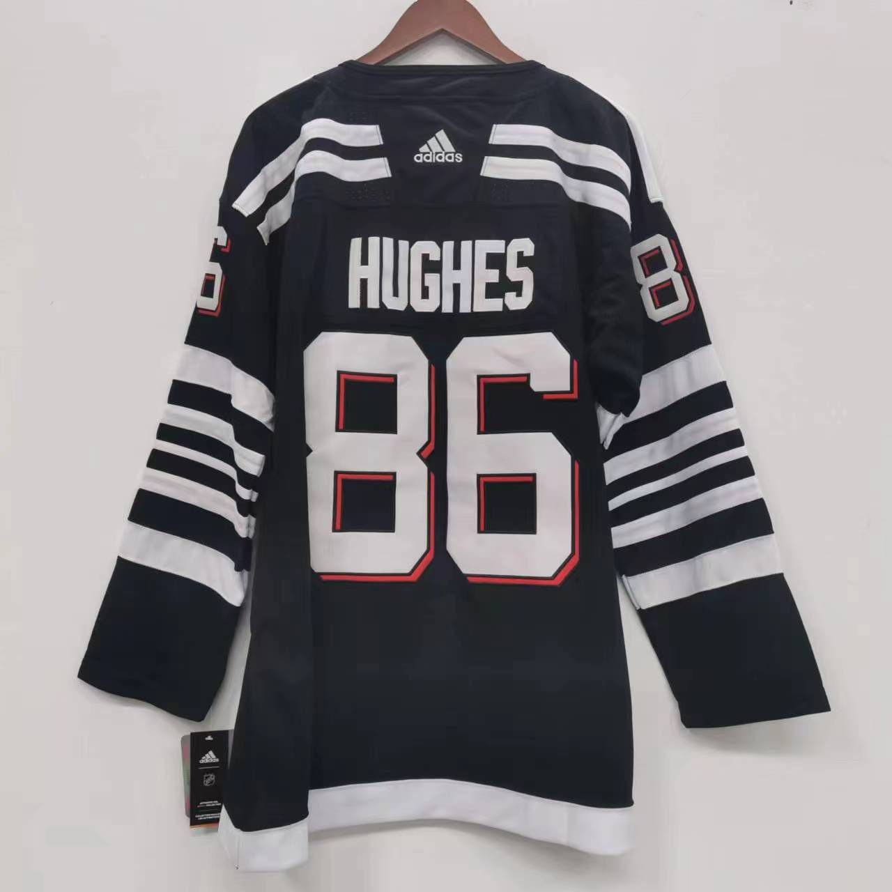 Jack Hughes New Jersey Devils Official Hockey Jersey Black