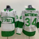 Auston Matthews Toronto Maple Leafs Jersey Saint Patrick’s Patty’s Day Adidas