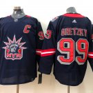 Wayne Gretzky New York Rangers Official Hockey Jersey Statue of Liberty logo