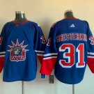 Igor Shesterkin New York Rangers Official Hockey Jersey Statue of Liberty logo