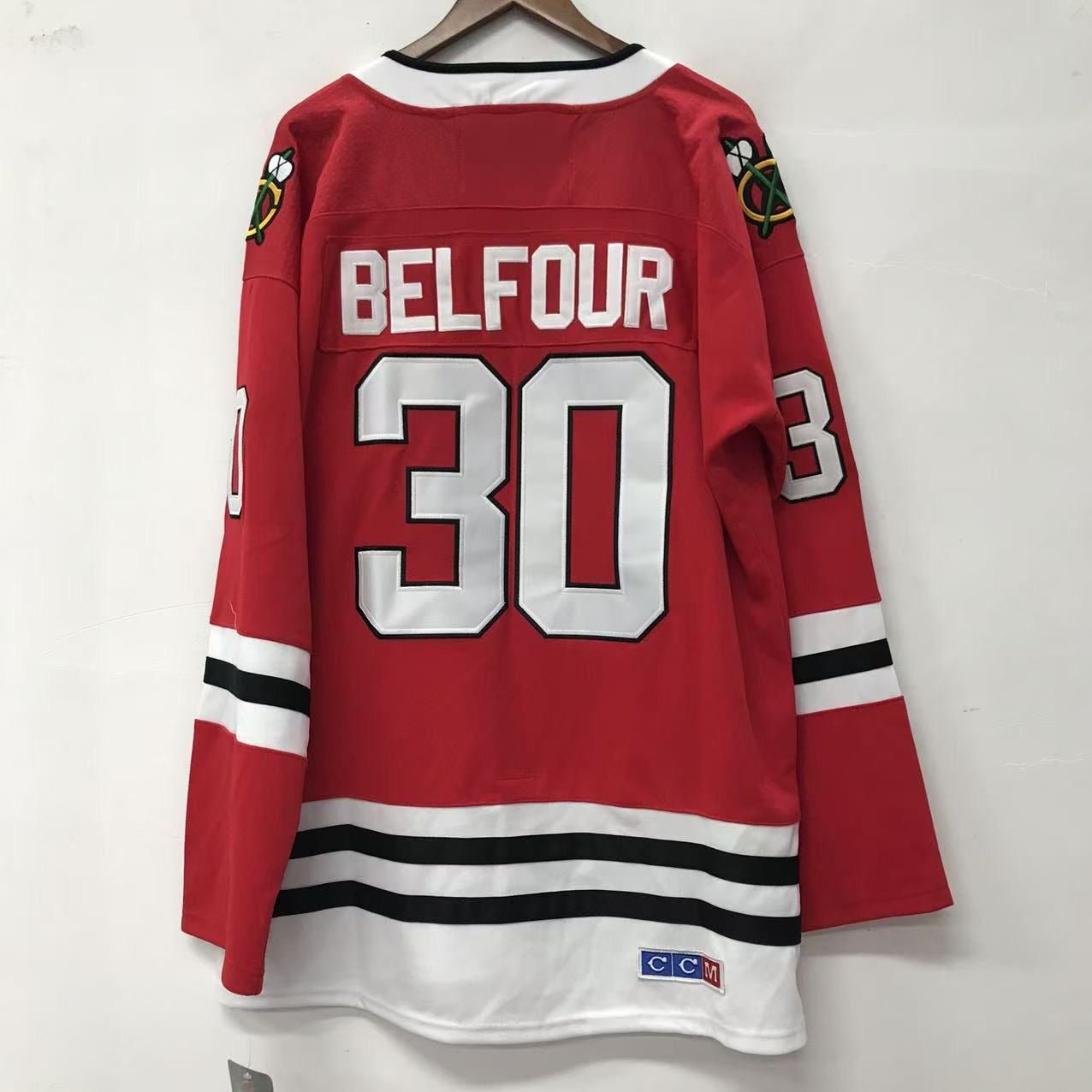 Ed Belfour Chicago Blackhawks Official Hockey CCM Jersey