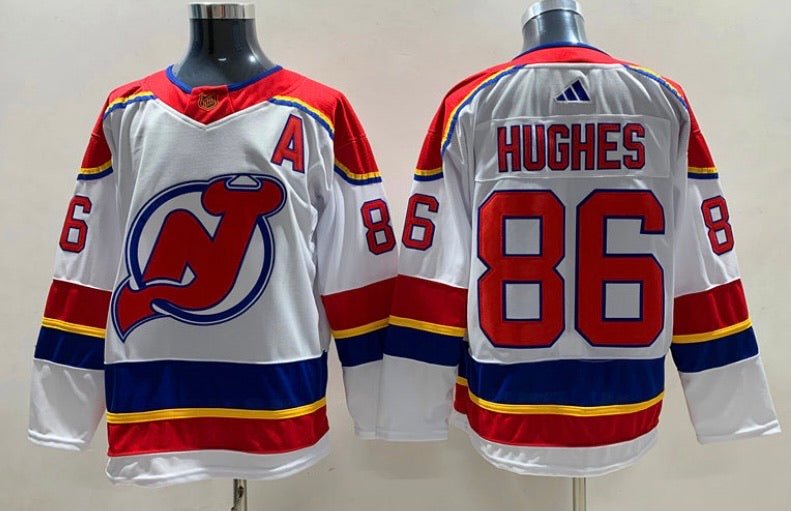Jack Hughes New Jersey Devils Official Hockey Jersey white