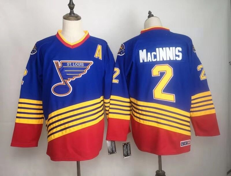 Al MacInnis St. Louis Blues Official Hockey CCM Jersey