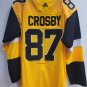 Sidney Crosby Pittsburgh Penguins Official Hockey Jersey yellow