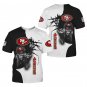 San Francisco 49ers skeleton T shirt