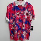Detroit Pistons Official Basketball Floral Palm shirt