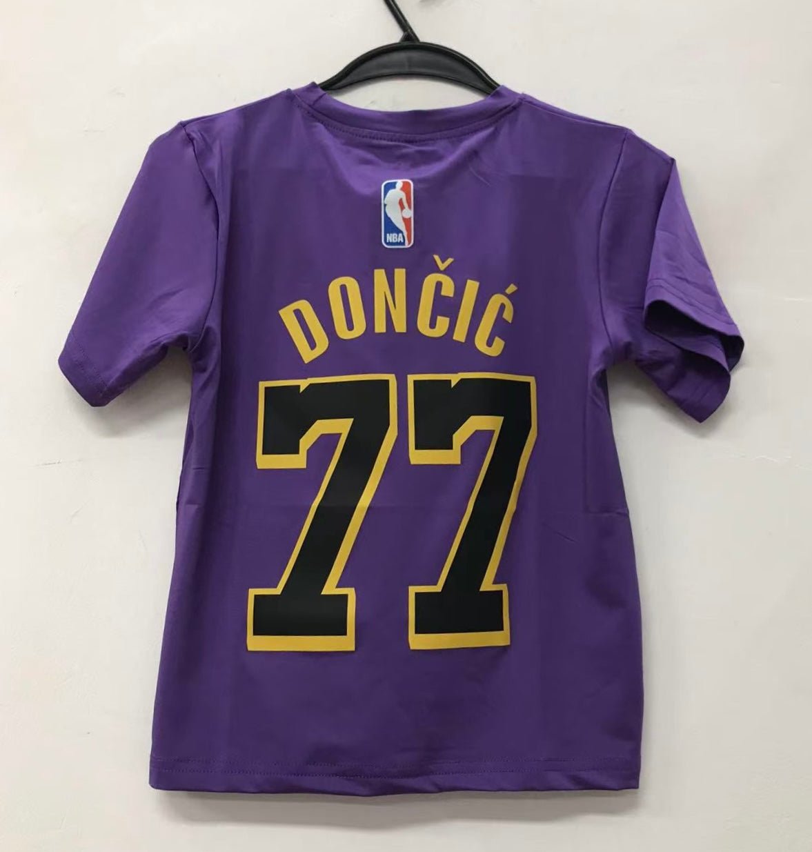 Luca Doncic Name & Number Los Angeles Lakers T shirt youth/kids sizes