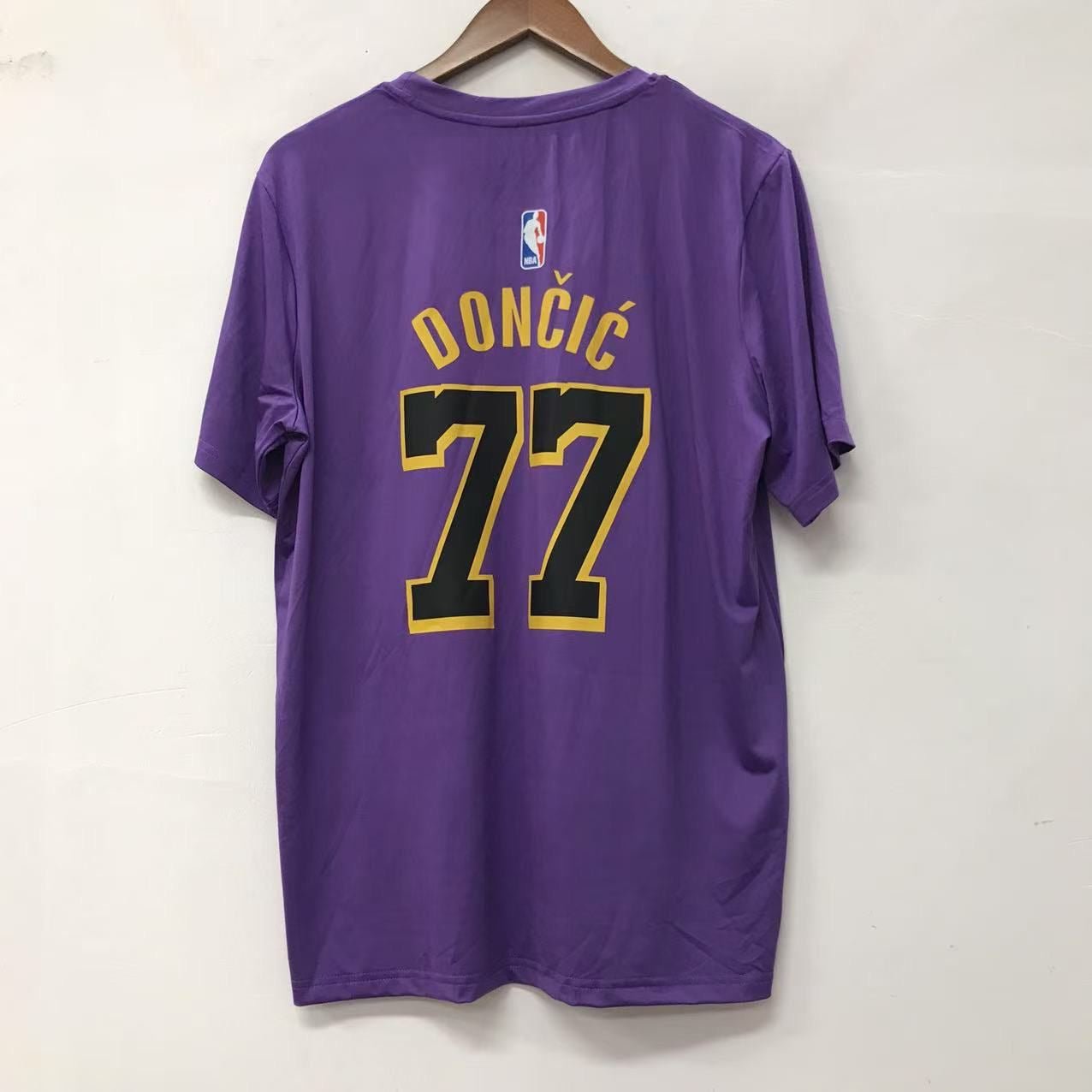 Luca Doncic Name & Number Los Angeles Lakers T shirt Adult sizes