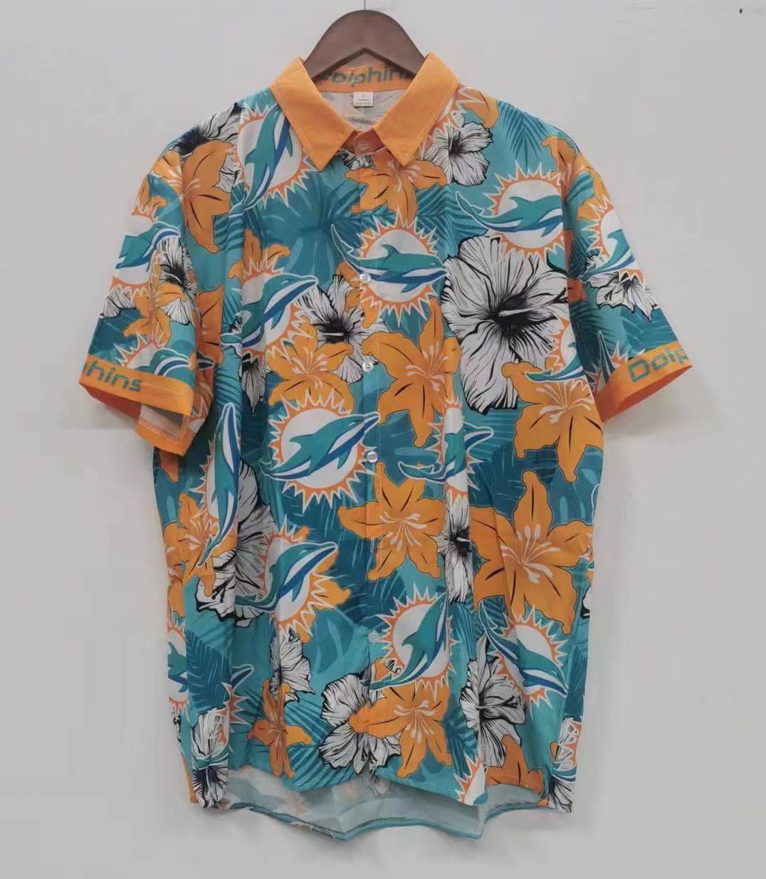 Miami Dolphins Floral Palm shirt