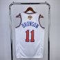 New York Knicks 11 Jalen Brunson White New York Knicks Swingman 2026 Finals Jersey
