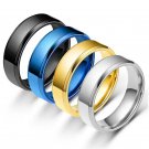 Men's 6MM Stainless Steel Wedding Engagement Ring Band Size 6-12