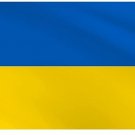 The National Flag of Ukraine 3 ft x 5 ft NEW!