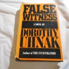 False Witness by Dorothy Uhnak (1981) (L2) Simon and Schuster BCE HC