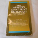 Giant Print New Webster's Dictionary by R.F. Patterson (1992) (L2) P.S.I. Associates PB Giant Print New Webster's Dictionary by R.F. Patterson (1992) (L2) P.S.I. Associates PB