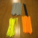 KNEX Assorted Rods 7-1_2_ (1) White, (5) black, (20) Orange, (35) gray, (21) flex Neon Yellow KNEX Assorted Rods 7-1_2_ (1) White, (5) black, (20) Orange, (35) gray, (21) flex Neon Yellow