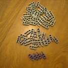KNEX Clip with Hole end Dark Grey (21 pc), Light Gray (33 pc) and Purple (4 pc) - 58 pieces KNEX Clip with Hole end Dark Grey (21 pc), Light Gray (33 pc) and Purple (4 pc) - 58 pieces