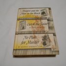 Maigret and the Man on the Bench, Catch the Saint, No Place for Murder (L3) Detective Book Club HC