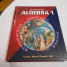 McDougal Littell Algebra 1 Applications, Equations, Graphs Larson, Boswell 2004_R4 Student Ed HC