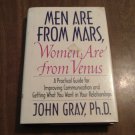 Men are From Mars Women are From Venus by John Gray (1992) (L6) Harper Collins First Edition HC Men are From Mars Women are From Venus by John Gray (1992) (L6) Harper Collins First Edition HC