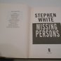 Missing Persons by Stephen White (2005) (R3) Alan Gregory #13, Dutton HC