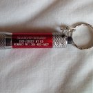Souvenir Keychain Flashlight from Shanholtz Orchards Romney WV Red and Silver Works Fine (SD3) Souvenir Keychain Flashlight from Shanholtz Orchards Romney WV Red and Silver Works Fine (SD3)