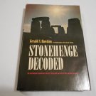 Stonehenge Decoded by Gerald S. Hawkins, John B. White (1965) (L7) Doubleday & Co HC