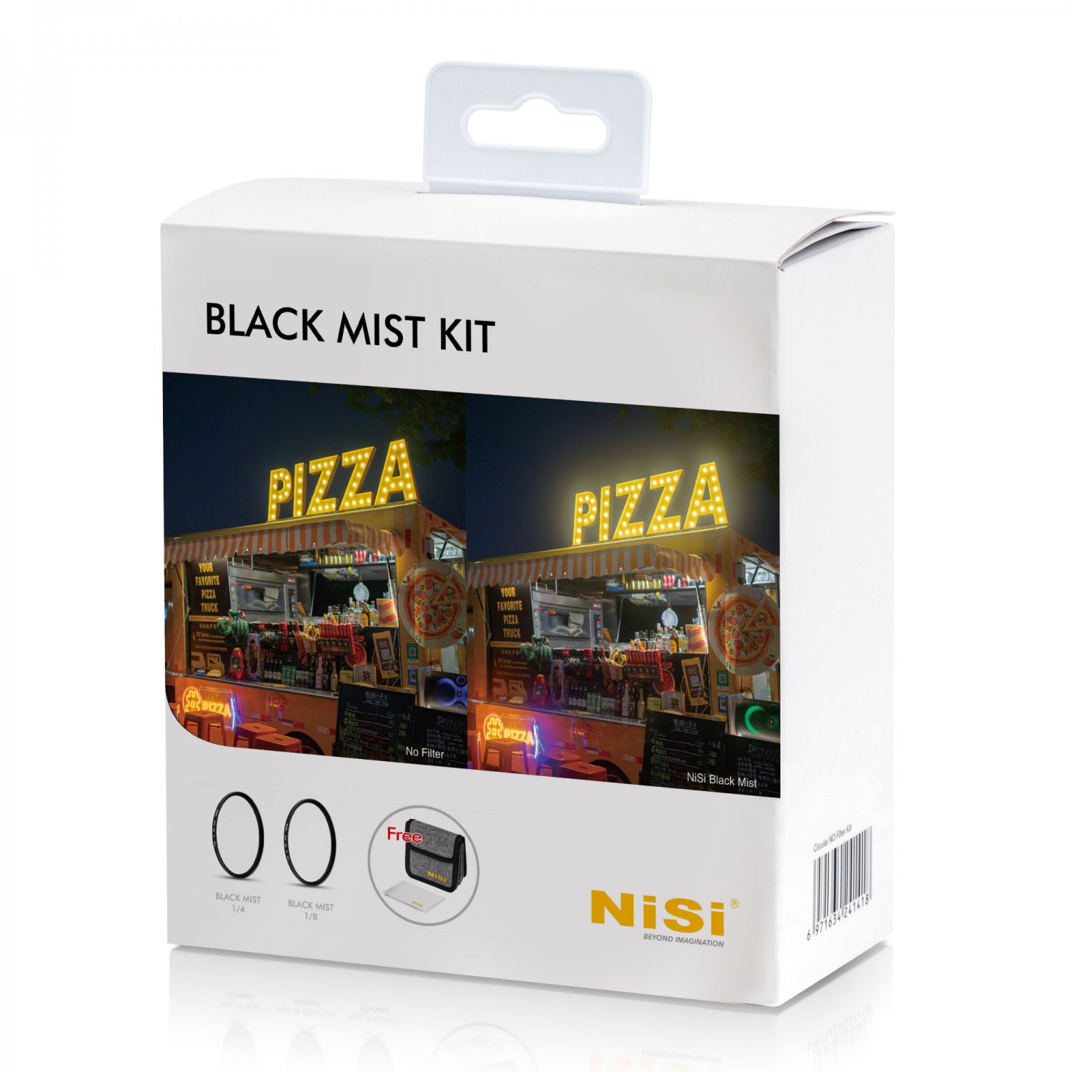 NiSi 67mm Black Mist Kit with 1/4, 1/8 and Case