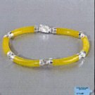 Genuine Yellow Jade Bracelet