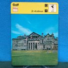 1977 1978 1979 GOLF St. Andrews Sportscaster Card 56-17 (Italy, Lausanne)