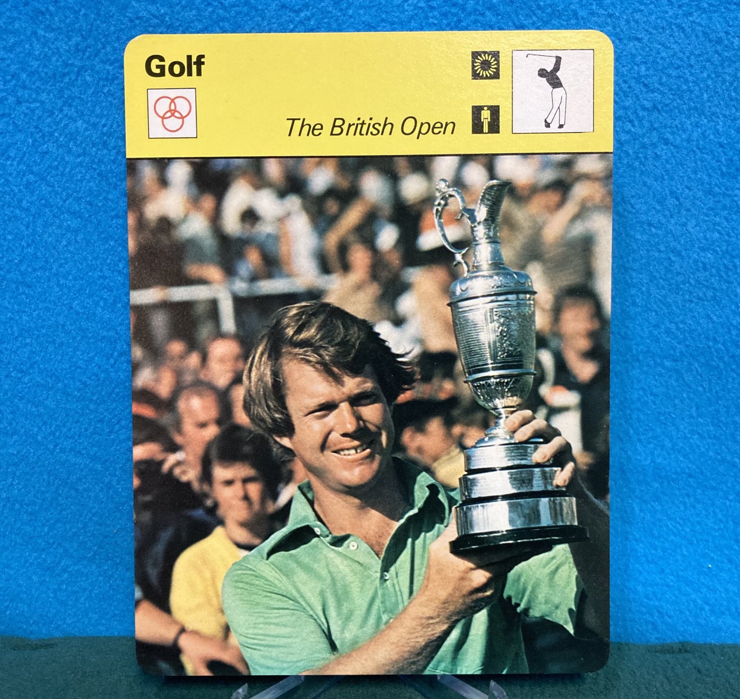 1977 1978 1979 GOLF The British Open Tom Watson Sportscaster Card 38-05 (Italy, Lausanne)