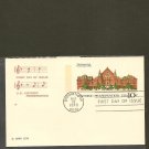 1978 USPS Card House of Farnham FDC Scott #UX73 - Cincinnati, OH - Music Hall! First Day of Issue