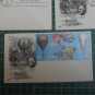 1983 US Postal Hot Air Balloons FDC Cachet Set of 5 - First Day Issue - Scott #2032,2033,2034,2035
