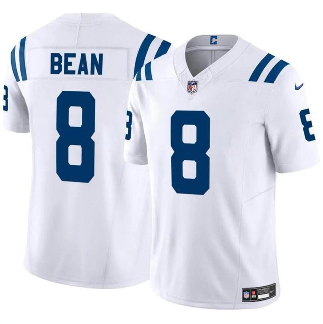 All Size Indianapolis Colts Jason Bean White 2024 F.U.S.E. Vapor Limited Jersey