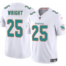 All Size Miami Dolphins Jaylen Wright White 2024 F.U.S.E Vapor Limited Football Jersey