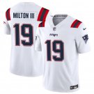 All Size New England Patriots Joe Milton III White 2023 F.U.S.E. Vapor Limited Football Jersey