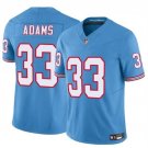 All Size Tennessee Titans Jamel Adams Light Blue 2024 F.U.S.E. Throwback Football Jersey