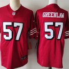 Any Size 49ers #57 Dre Greenlaw Red 2024 F.U.S.E. Vapor Corlor Rush Limited Jersey