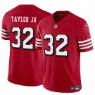 Any Size 49ers Patrick Taylor Jr Red 2024 F.U.S.E. Color Rush Vapor Jersey